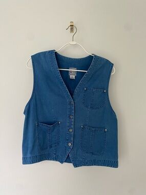 Utility Vest - Blue Corduroy